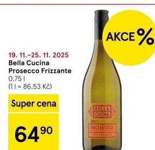 Prosecco Frizzante Bella Cucina