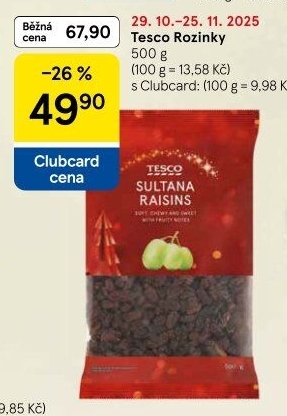 Rozinky Tesco
