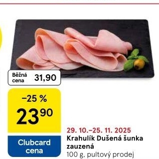 Šunka dušená zauzená Krahulík
