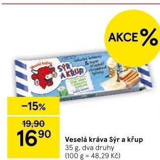 Sýr a křup Veselá kráva