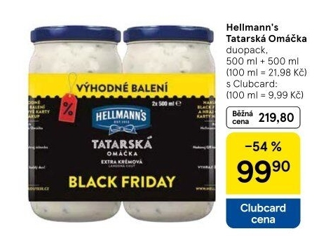 Tatarská omáčka Hellmann'