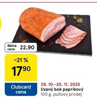 Uzený bok paprikový