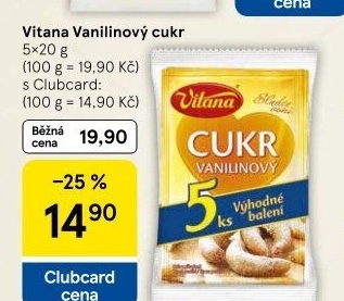 Vanilínový cukr Vitana