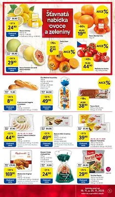 akční leták Tesco 19.11.2025-25.11.2025