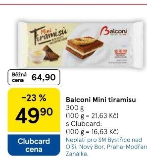 Dezert mini Tiramisu Balconi