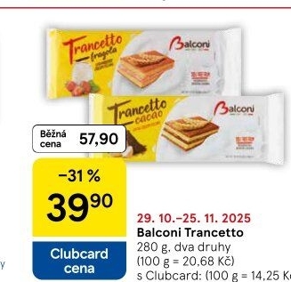 Dezert Trancetto Balconi