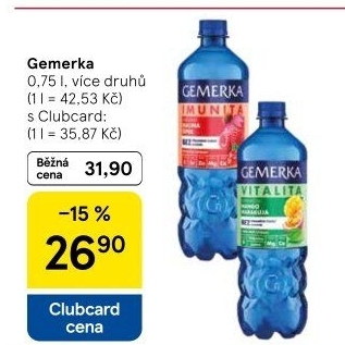Funkční voda Gemerka