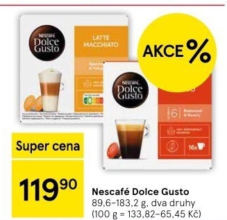 Kapsle Dolce Gusto Nescafé
