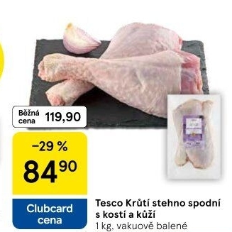 Krůtí stehna Tesco