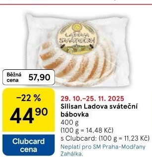 Ladova sváteční bábovka Silisan