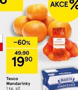 Mandarinky Tesco