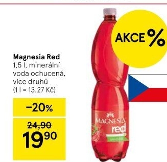 Minerální voda Magnesia Red