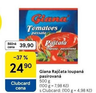 Pasírovaná rajčata Giana