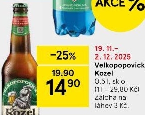 Pivo Velkopopovický Kozel
