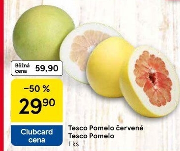 Pomelo červené Tesco