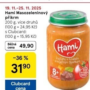 Příkrm masozeleninový Hami