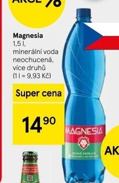 Přírodní voda Magnesia