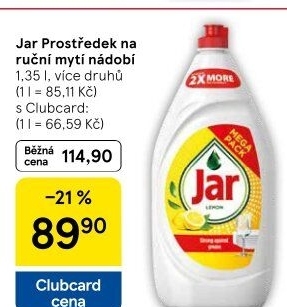 Prostředek na nádobí Jar