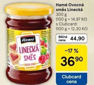 Směs ovocná linecká Hamé