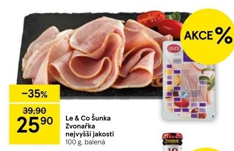 Šunka Zvonařka nejvyšší jakosti LE&amp