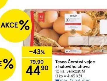 Vejce M Tesco