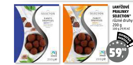 Lanýžové pralinky Selection