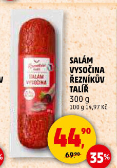 Salám Vysočina Řezníkův talíř