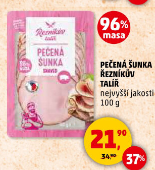 Šunka pečená nejvyšší jakosti Řezníkův talíř