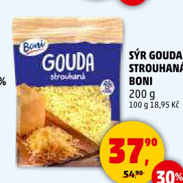 Sýr Gouda strouhaná Boni