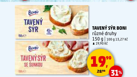 Sýr tavený Boni
