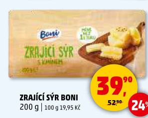 Sýr zrající s kmínem Boni