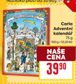 Adventní kalendář Carla