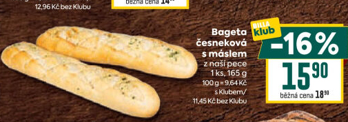 Bageta česneková