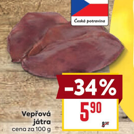 Játra vepřová