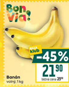 Banány Billa Bonvia