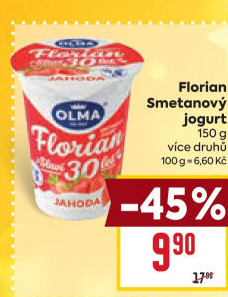 Jogurt smetanový Florian Olma