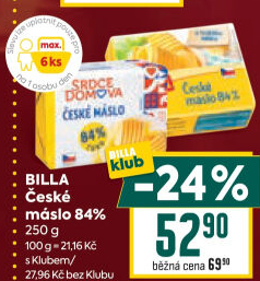 Máslo Billa