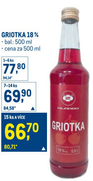 Likér Griotka Olando