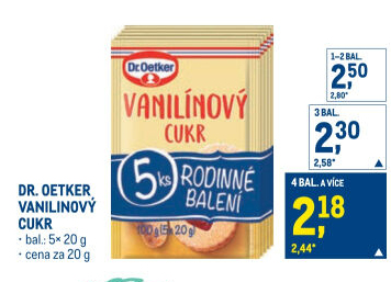 Vanilínový cukr Dr. Oetker
