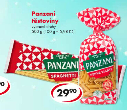 Těstoviny Panzani