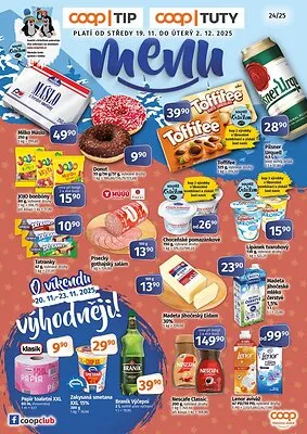 akční leták COOP 19.11.2025-2.12.2025