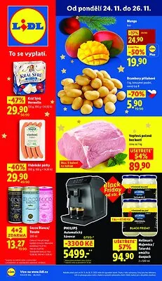 akční leták Lidl 24.11.2025-26.11.2025