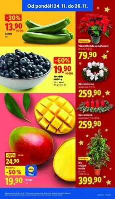 akční leták Lidl 24.11.2025-26.11.2025