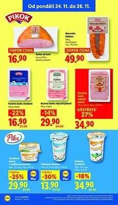 akční leták Lidl 24.11.2025-26.11.2025