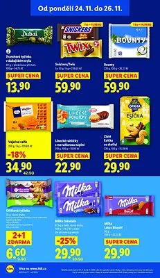 akční leták Lidl 24.11.2025-26.11.2025