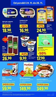 akční leták Lidl 24.11.2025-26.11.2025