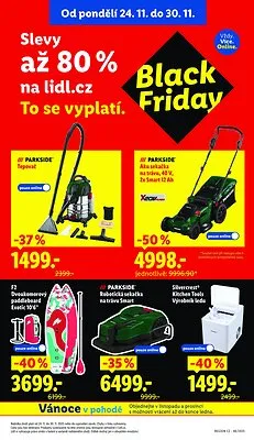 akční leták Lidl 24.11.2025-26.11.2025