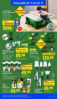 akční leták Lidl 24.11.2025-26.11.2025