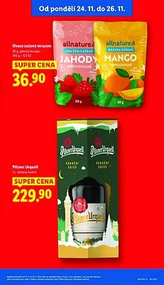 akční leták Lidl 24.11.2025-26.11.2025