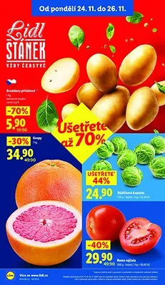 akční leták Lidl 24.11.2025-26.11.2025
